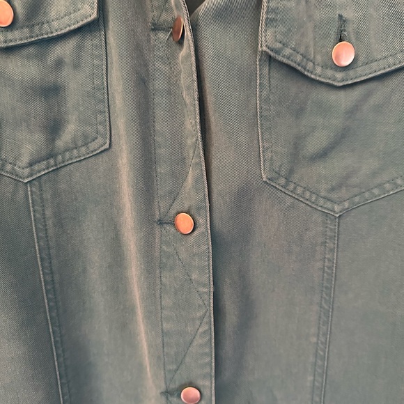 Cold Water creek teal jacket. Worn once or twice - Picture 3 of 5